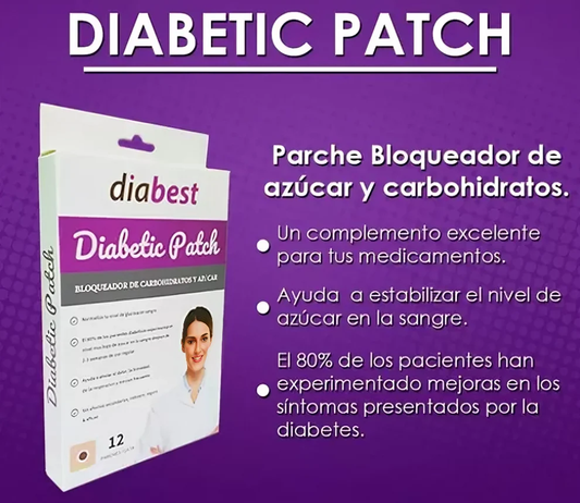 PARCHE ANTI DIABETES DIABES - ENVÍO GRATIS - 60%OFF